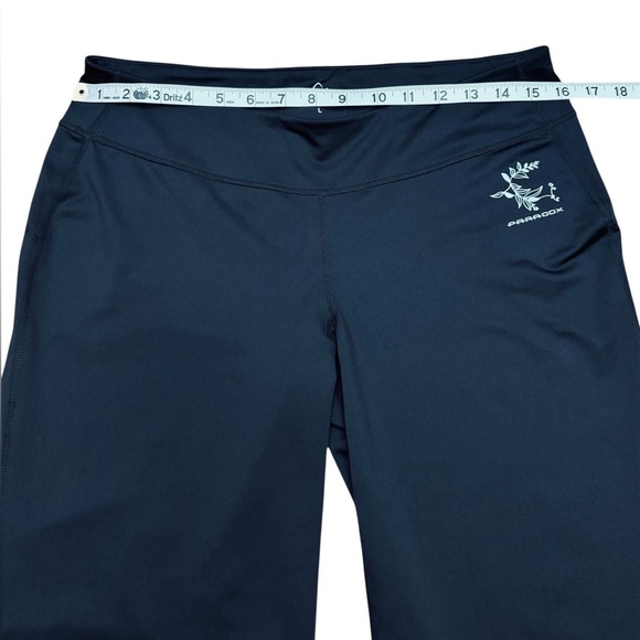 Paradox, Black Wide-Leg Cropped Pants, Size Large 🏃♀️➡️ - Picture 7 of 8